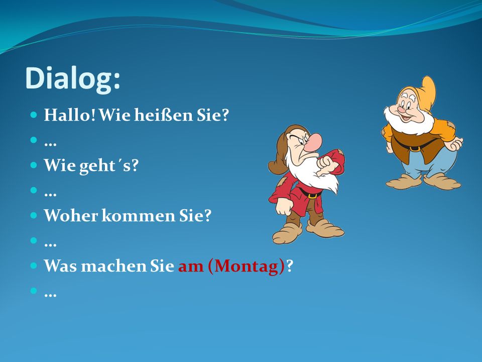 Wie soll ich sie ansprechen